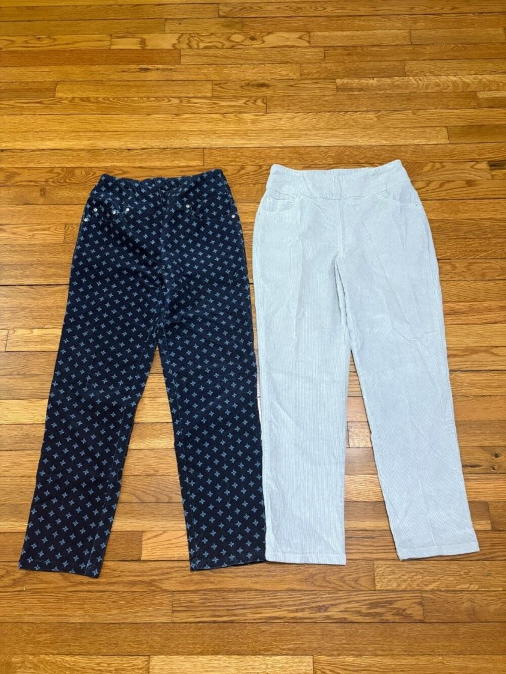 Blair Pull On Corduroy Pants Women's Size 6p Petites LOT OF 2 PAIRS Slim Ankle